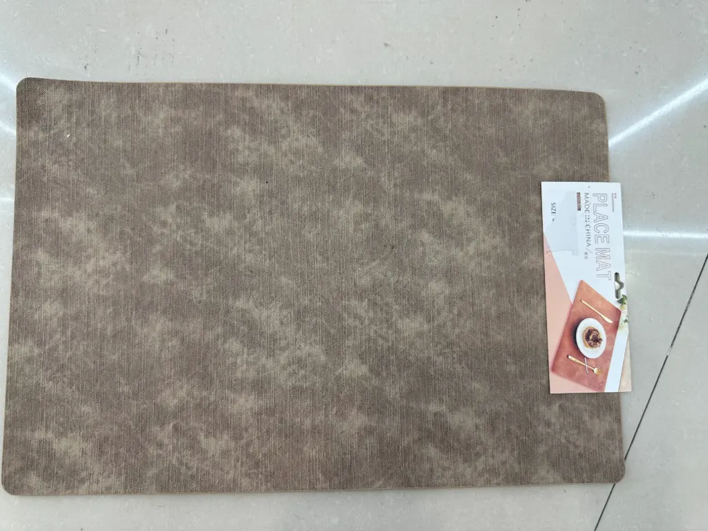 ON- 5601 Rectangular PVC Placemat – Durable, Easy-to-Clean Table Mat (45×30cm)
