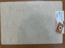 ON-5613 – Rectangular PVC Placemat (Ivory Floral Embossed Pattern)