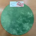 ON-5637- Round PVC Placemat – Marble Green 