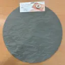 ON-5642- Round PVC Placemat – Textured Slate Gray Finish